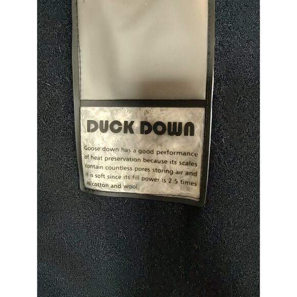 Duck Down, Vintage Varsity Jacket Black White and Orange Size XL Various Patches - Picture 16 of 16